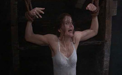 Its sick, but theres something sexy about torturing Geena Davis in a nightie.